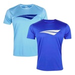 Kit de Camisetas Penalty X - Masculina - 2 unidades AZUL