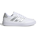 Tênis adidas Courtblock - Feminino BRANCO/PRATA