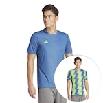 Camiseta adidas Reversível 24 - Masculina Azul/Verde