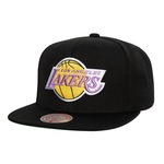 Boné Mitchell & Ness Nba Top Spot Snapback Los Angeles Lakers Preto - Mitchell & Ness PRETO