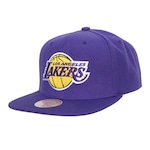 Boné Aba Reta Mitchell & Ness Nba Team Ground Los Angeles Lakers - Adulto ROXO