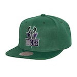 Boné Aba Reta Mitchell & Ness Nba Conference Patch Hwc Milwaukee Bucks - Snapback - Adulto VERDE