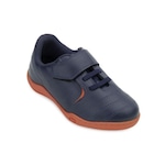 Chuteira Futsal Molekinho Mk24-28083 - Adulto AZUL/LARANJA