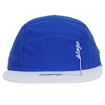 Boné Aba Reta Blaze Supply 5 Panel Angle - Strapback - Adulto AZUL/BRANCO