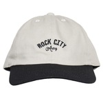 Boné Aba Curva Rock City Army Dat Hat - Strapback - Adulto Bege/Preto