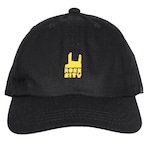 Boné Aba Curva Rock City Logo Dad Hat - Strapback - Adulto PRETO/AMARELO