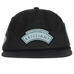 Boné Aba Reta Diamond Brilliant Strapback - Adulto PRETO