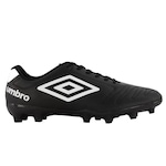 Chuteira de Campo Umbro Class - Adulto PRETO/BRANCO