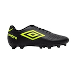 Chuteira de Campo Umbro Class - Adulto PRETO/VERDE CLA