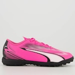 Chuteira Society Puma Ultra Play Tt - Infantil ROSA