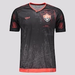 Camisa do Vitória Ec Aquecimento 2024 Volt - Masculina PRETO