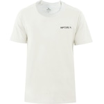 Camiseta Rip Curl Brand Logo Tee Bone - Masculina BEGE