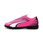 Chuteira Society Puma Ultra Play BDP - Adulto ROSA/PRETO