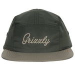 Boné Aba Reta Grizzly Og Script Camper Hat - Strapback - Adulto VERDE