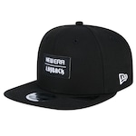 Boné New Era 9Fifty Collab Layback 10 Anos - Masculino PRETO