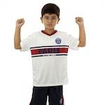 Camisa Psg Braziline Wit - Infantil BRANCO