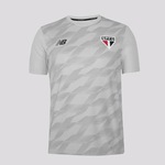 Camisa do São Paulo Treino 2024 New Balance - Masculina CINZA CLARO