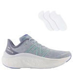 Tênis New Balance Fresh Foam X Kaiha Road + 3 Pares de Meias - Feminino AZUL