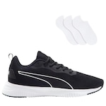 Tênis Puma Masculino Flyer Flex + 3 Pares De Meia PRETO