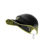 Boné para Corrida Compressport Pro Racing Cap - Adulto PRETO/AMARELO