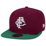 Boné Aba Reta do Fluminense New Era 9Fifty Fit - Snapback - Adulto VERMELHO