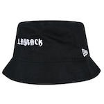 Chapéu New Era Bucket Collab Layback 10 Anos - Adulto PRETO