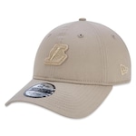 Boné New Era 920 Los Angeles Lakers Hip Hop Origens - Strapback - Adulto BEGE