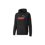 Blusão de Moletom com Capuz Puma Essentials Plus Two Tone - Masculino PRETO