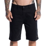 Bermuda Rvca Weekend Chino - Masculina PRETO