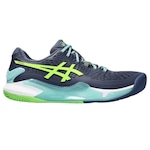 Tênis ASICS Gel-Resolution 9 - Masculino AZUL ESC/VERDE