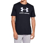 Camiseta Under Armour Sportstyle Logo - Masculina PRETO