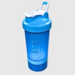 Coqueteleira Weezer Academia Shaker Bpa Free com Porta Whey e Comprimido Mola Batedora Fitness MARROM