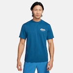 Camiseta Nike Dri-Fit Uv Hyverse - Masculina AZUL