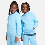 Blusão com Capuz Nike Sportswear Club Fleece - Infantil AZUL