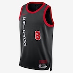 Camiseta Regata Nike Chicago Bulls 2023/24 City Edition - Masculina PRETO