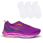 Tênis Mizuno VIctory Rsp - Feminino + 3 Pares de Meias Color Sports Bc - Feminino ROXO