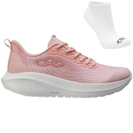 Kit Tênis Olympikus Acqua + Meia - Feminino ROSA/BRANCO