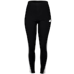 Calça Legging adidas W Fi 3S - Feminina PRETO/BRANCO