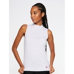 Camiseta Regata Body For Sure com Gola Alta U.V - Feminina BRANCO