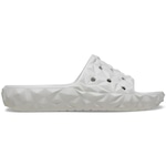 Chinelo Crocs Classic Geometric Slide V10 Atmosphere - Unissex CINZA CLARO