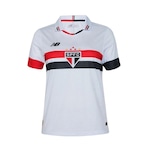 Camisa do São Paulo 2024 Home SPFC Torcedora New Balance - Feminina BRANCO