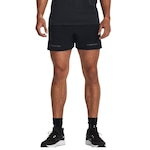 Bermuda Under Armour Project Rock 5 Woven - Masculina PRETO