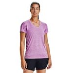 Camiseta Under Armour Tech Ssv-Twist - Feminina ROSA