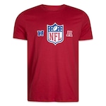 Camiseta New Era Nfl Logo - Masculina VERMELHO