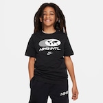 Camiseta Nike Sportswear Amplify - Infantil PRETO