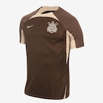 Camiseta Nike Corinthians Treino 2024 Strike - Masculina Laranja Cla/Preto