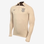 Camiseta Nike Manga Longa Corinthians Treino 2024 Strike - Masculina CINZA