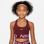 Top Nike Pro Swoosh - Infantil VERMELHO