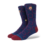 Meia Cano Alto Stance Barcelona Crest - Adulto AZUL ESCURO