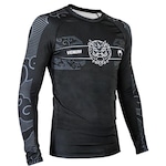 Rashguard Venum Manga Longa Dragon Dark - Masculino PRETO